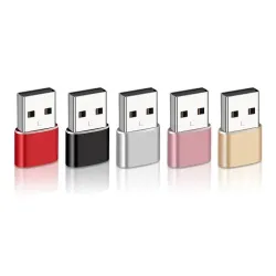 USB vers type C - Adaptateur OTG - USB-C - mâle vers micro USB type-C femelle - convertisseur - 2 pièces