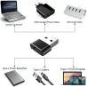 USB vers type C - Adaptateur OTG - USB-C - mâle vers micro USB type-C femelle - convertisseur - 2 pièces