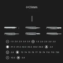 Jeu de tournevis de précision 33 en 1
