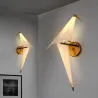 Applique LED - design oiseau en papier origami