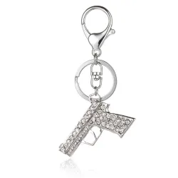 Mini pistolet à cristal - porte-clés