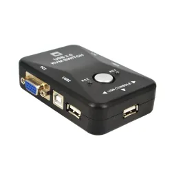 Commutateur KVM - répartiteur - 2 ports - USB 2.0 - 1920*1440 VGA SVGA