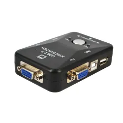Commutateur KVM - répartiteur - 2 ports - USB 2.0 - 1920*1440 VGA SVGA