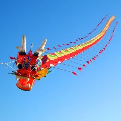 Dragon chinois traditionnel - cerf-volant - 7m