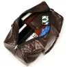 Leather travel / sports bag - shoulder strap - large capacityBags
