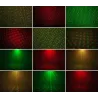 Points/étoiles colorés statiques en mouvement - Lumière laser de Noël - projecteur - étanche