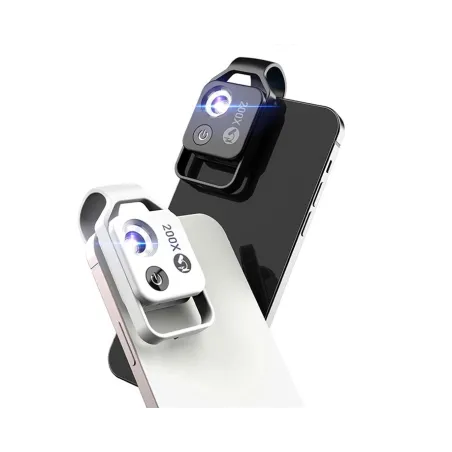 200x Magnification microscope lens with CPL mobile LED light - micro macro lensesLenses