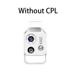200x Magnification microscope lens with CPL mobile LED light - micro macro lensesLenses