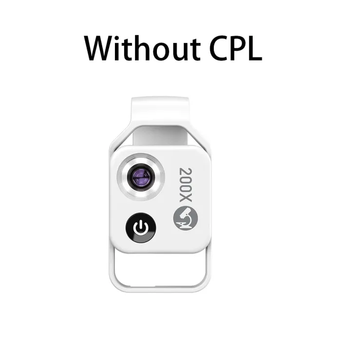 200x Magnification microscope lens with CPL mobile LED light - micro macro lensesLenses