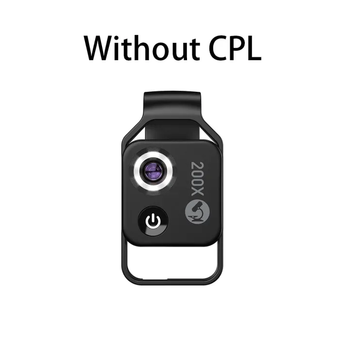 200x Magnification microscope lens with CPL mobile LED light - micro macro lensesLenses