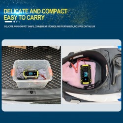 Chargeur de batterie de voiture - entièrement automatique - LCD numérique - 12V-24V - 8A