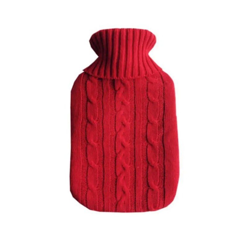 Flanelle tricotée douce - housse pour bouillotte - 2000ml