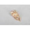 Dent avec couronne de cristal - broche
