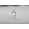 Dent avec couronne de cristal - broche