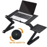 Support multifonction pour tablette/ordinateur portable - table - avec tapis de souris - réglable - pliable