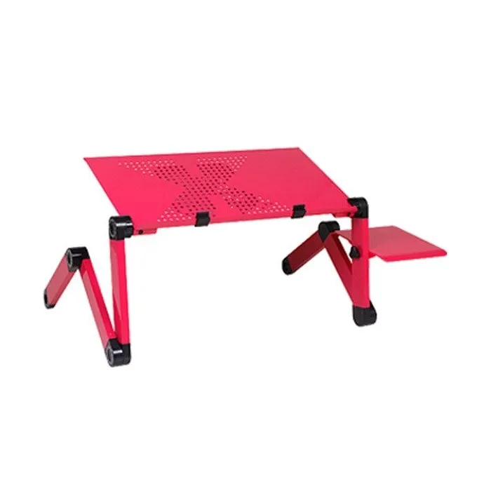 Support multifonction pour tablette/ordinateur portable - table - avec tapis de souris - réglable - pliable