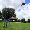 Cerf-volant d'avion de chasse furtif