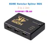 3 Port - HDMI splitter - Ultra HD - DVD HDTV Xbox PS3 PS4 PS5 - 4KSplitters