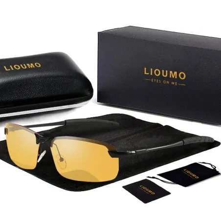Lunettes polarisées avec vision nocturne - pour conduire la nuit - unisexe