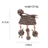 Tissage boule/fil - broche vintage