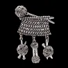 Tissage boule/fil - broche vintage