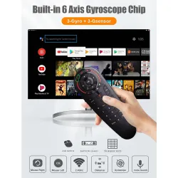 G30S - souris vocale vocale - télécommande intelligente pour Android TV Box