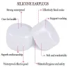 Bouchons d'oreilles en silicone - 8/16 pièces avec boîte