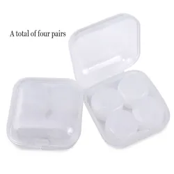 Bouchons d'oreilles en silicone - 8/16 pièces avec boîte