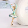 Ballet dancer - enamel broochBrooches
