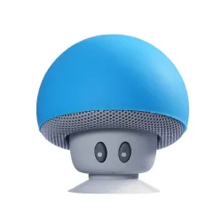 Mini enceinte Bluetooth - sans fil - avec ventouse - forme champignon