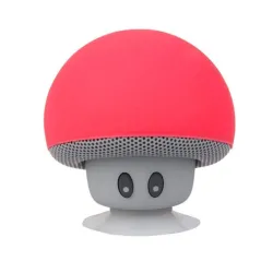 Mini enceinte Bluetooth - sans fil - avec ventouse - forme champignon