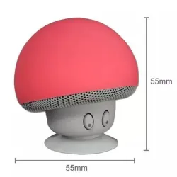 Mini enceinte Bluetooth - sans fil - avec ventouse - forme champignon
