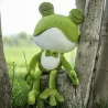 Grenouille endormie mignonne - peluche - 37-50cm