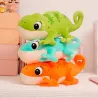 Lézard - caméléon - peluche - 30 cm