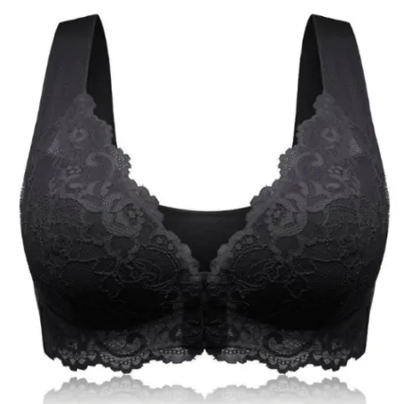 copy of Soutien-gorge dentelle sexy - sans fil - push-up - avec boucle avant réglable
