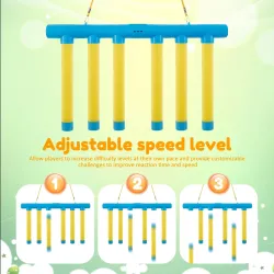 Catching Sticks Game Falling Sticks Catching Game for Adults Kids, Drop Catch Win Game, Reaction Training Reflex Challenge Game