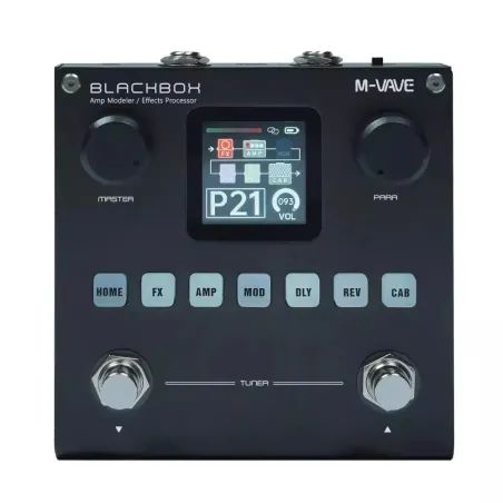M-vave blackbox amp modeler - rechargeable guitar & bass multi-effects processorGuitars