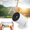 Projecteur portable HY200 720p - Rotation à 270°, Full HD HDMI/USB, idéal pour le home cinéma et les films en plein air