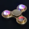 Led light finger fidget - aluminium hand spinner