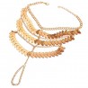 Multilayer tassels chain - gold anklet braceletAnklets