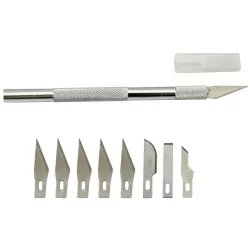 9 lames - sculpture en bois - coupe de nourriture - artisanat - couteau de gravure - scalpel - outil de coupe