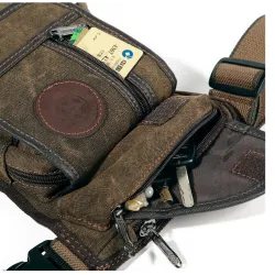 Hip belt - waist - leg - thigh - military canvas bagBags