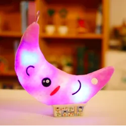 Poupée de la lune avec une couleur Feux LED 35 cm