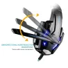 G9000 - Casque de jeux avec microphone LED 3,5 mm