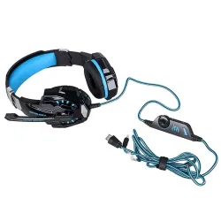 G9000 - Casque de jeux avec microphone LED 3,5 mm