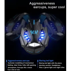 G9000 - Casque de jeux avec microphone LED 3,5 mm