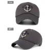 Casquette de baseball avec ancre - coton - réglable - unisexe