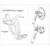 TELESIN 6" Waterproof Case Floating Trigger for GoPro Hero 4 3 3+ Lens Dome Cover HousingAccessories