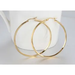 Boucles d'oreilles en or & argent 2 paires
