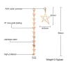 Asymétrie Star String Long Boucles d'oreilles